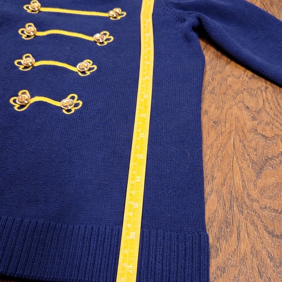 Gymboree Boys Nutcracker Sweater Navy with Yellow Accents - Picture 4 of 5